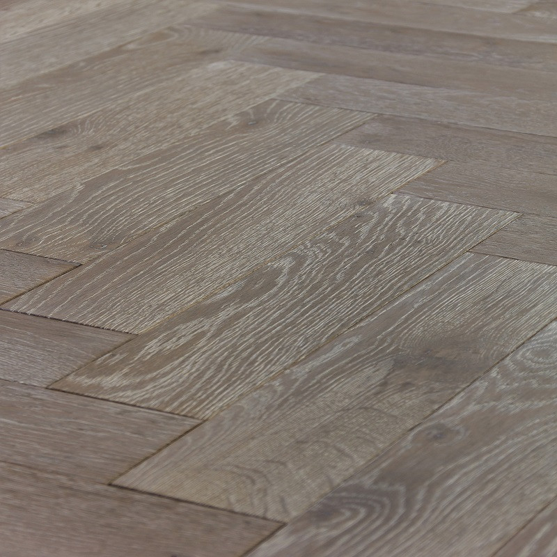 Denoel Engineered Oak Oiled Silver Haze  Parquet Flooring 90 x 360mm