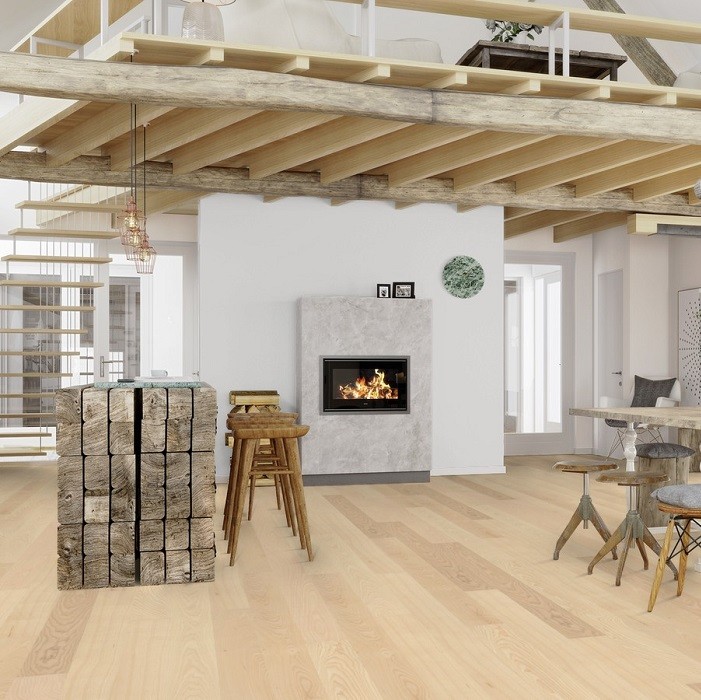 BOEN ENGINEERED WOOD FLOORING NORDIC COLLECTION LIVE PURE ASH PRIME LIVE PURE LACQUERED 138MM - CALL FOR PRICE