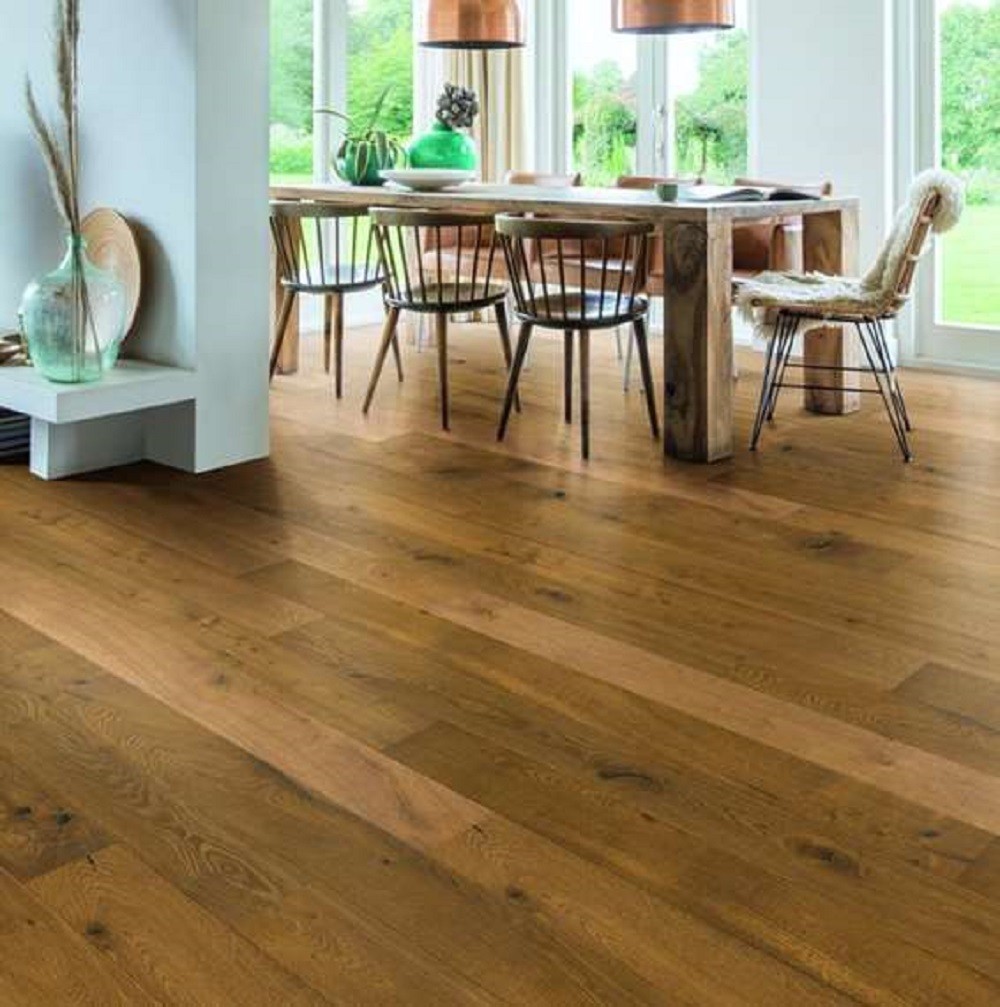 QUICK STEP ENGINEERED WOOD CASTELLO COLLECTION BARREL BROWN OAK OILED FLOORING 145x1820mm