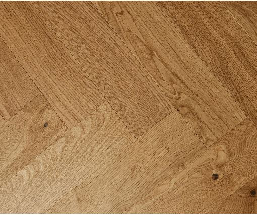 BROOKSFLOOR HERRINGBONE ENGINEERED WOOD FLOORING MULTIPLY OAK BURGHLEY RUSTIC OILED 120MM