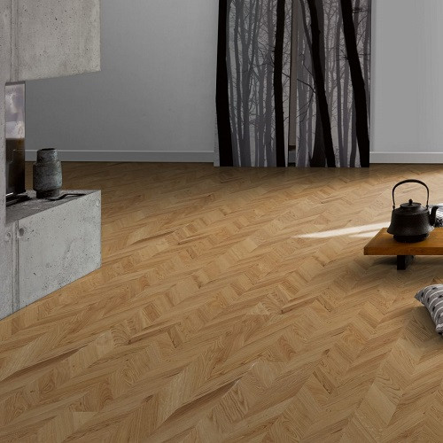 PARADOR CHEVRON ENGINEERED WOOD FLOORING TRENDTIME OAK NATURAL OIL PLUS 95X570MM