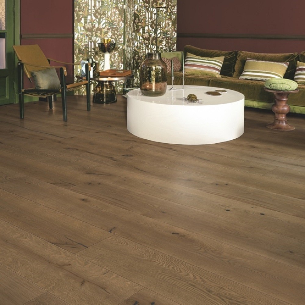 QUICK STEP ENGINEERED WOOD MASSIMO COLLECTION OAK DARK CHOCOLATE OILED FLOORING  260x2400mm