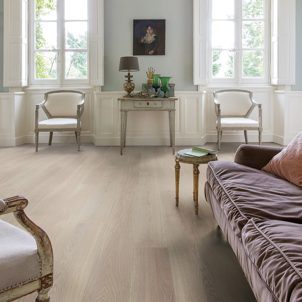 QUICK STEP ENGINEERED WOOD PALAZZO COLLECTION OAK  FROSTED  OILED  FLOORING 120x1820mm