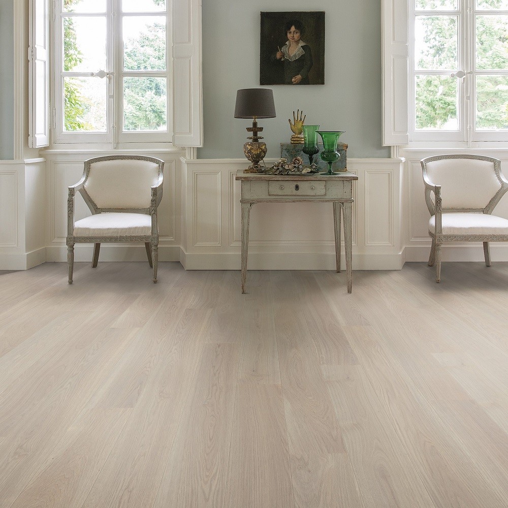 QUICK STEP ENGINEERED WOOD PALAZZO COLLECTION OAK  FROSTED  OILED  FLOORING 120x1820mm