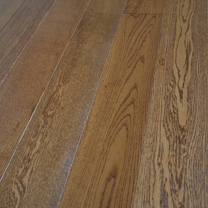 YNDE-BUCKS ENGINEERED WOOD BUCKINGHAM COLLECTION  BROWN BRUSHED OAK LACQUERED 127x1200mm