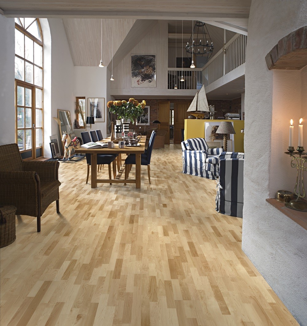 KAHRS American Naturals Maple Toronto Satin LACQUERED  Swedish Engineered  Flooring 200mm - CALL FOR PRICE