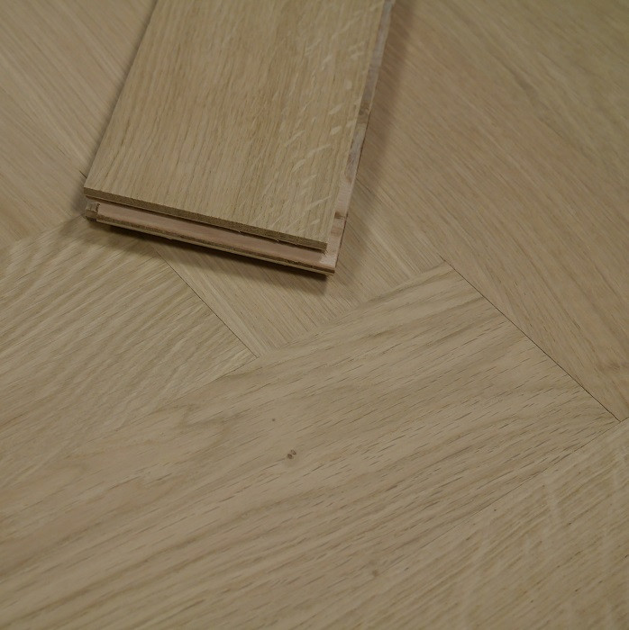 YNDE-PARQUET HERRINBONE ENGINEERED WOOD FLOORING CLASSIC UNFINISHED OAK 70x300mm