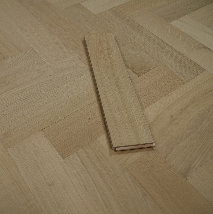 YNDE-PARQUET HERRINBONE ENGINEERED WOOD FLOORING CLASSIC UNFINISHED OAK 90x300mm