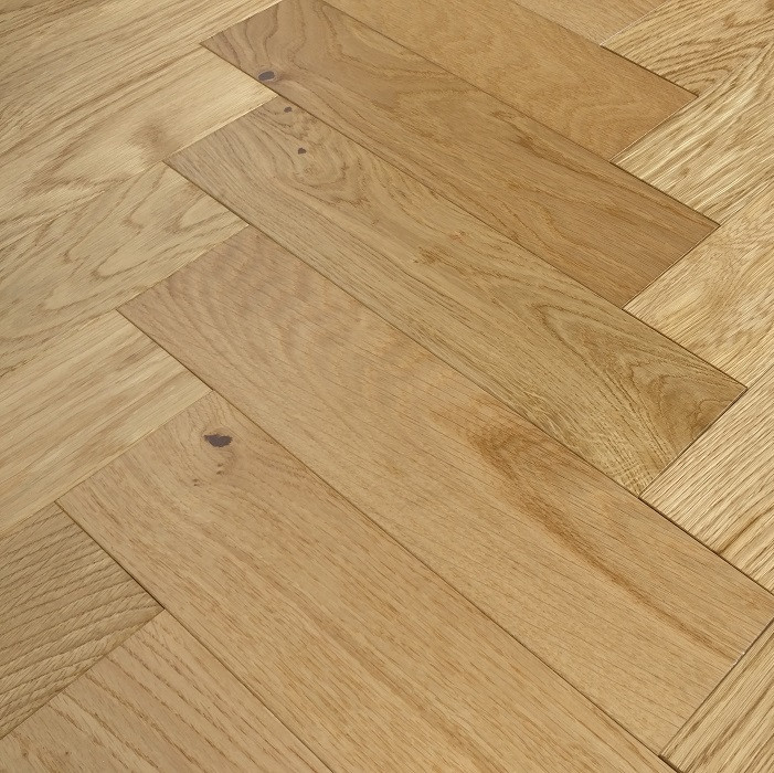   Y2 HERRINBONE ENGINEERED WOOD FLOORING NATURAL LACQURED OAK 90x300mm