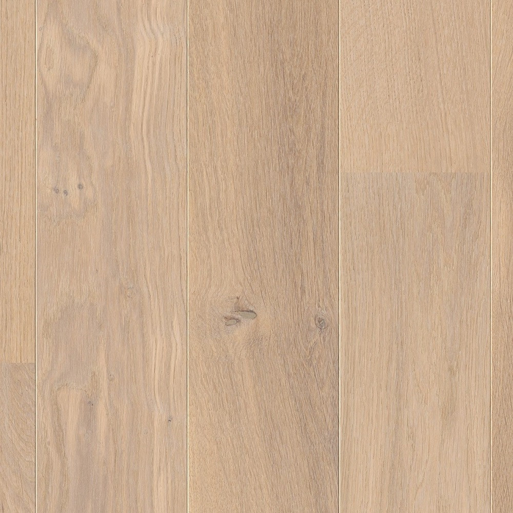 QUICK STEP ENGINEERED WOOD COMPACT COLLECTION OAK HIMALAYAN WHITE EXTRA MATT LACQUERED FLOORING 145x1820mm