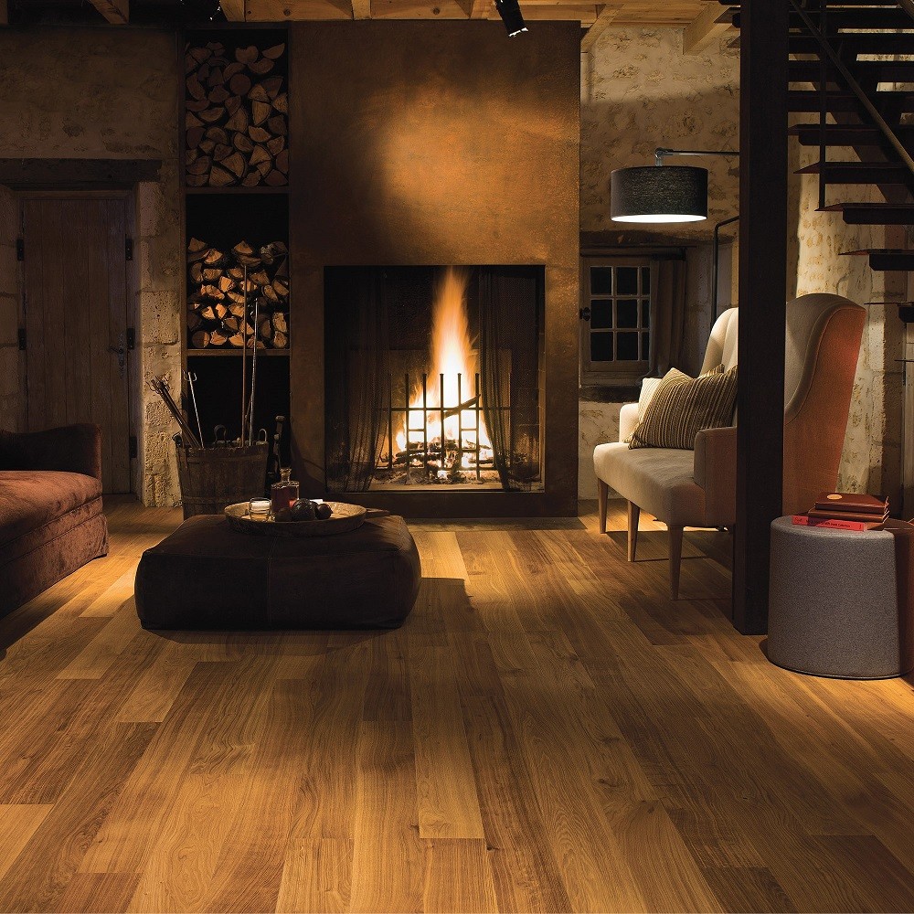 QUICK STEP ENGINEERED WOOD CASTELLO COLLECTION  HONEY OAK OILED FLOORING 145x1820mm