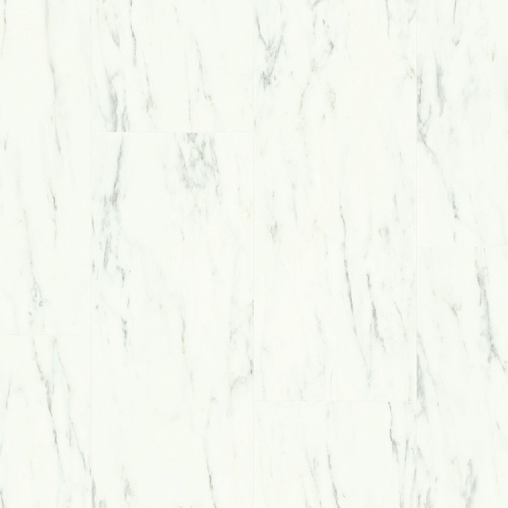 QUICK STEP VINYL WATERPROOF AMBIENT CLICK COLLECTION MARBLE CARRARA WHITE FLOORING 4.5mm 