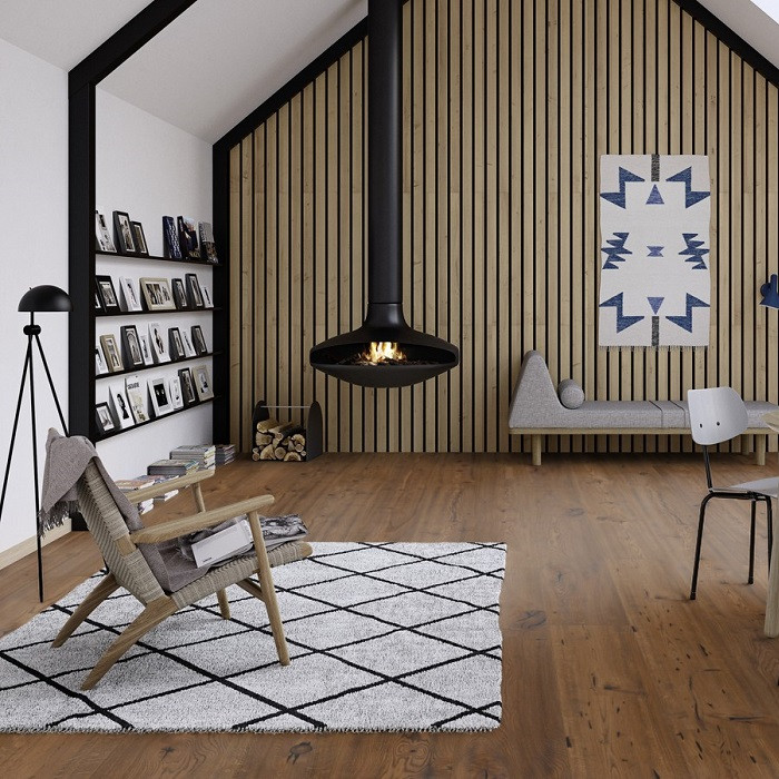 BOEN ENGINEERED WOOD FLOORING RUSTIC COLLECTION CHALET ANTIQUE OAK RUSTIC BRUSHED OILED 200MM - CALL FOR PRICE