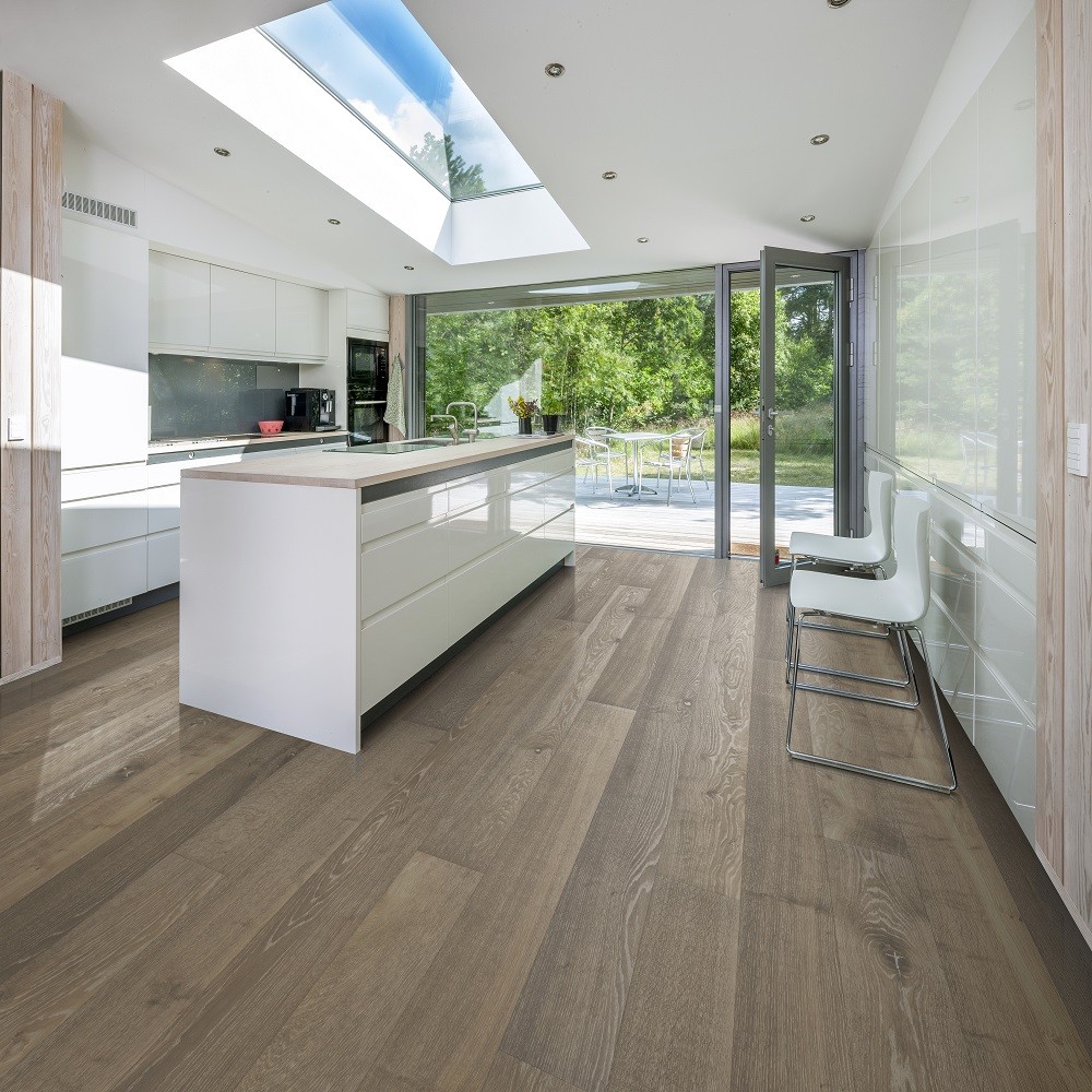  KAHRS Nouveau Collection Oak GREIGE Matt Lacquer  Swedish Engineered  Flooring 187mm - CALL FOR PRICE