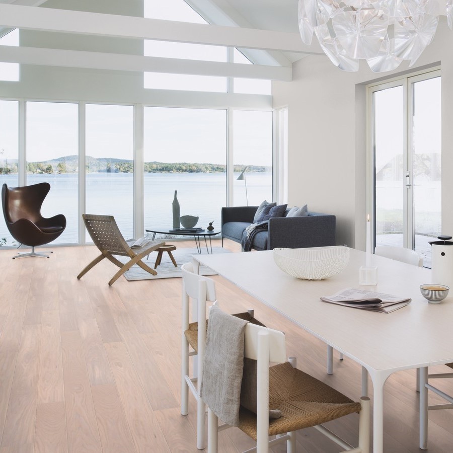 BOEN ENGINEERED WOOD FLOORING NORDIC COLLECTION OAK PEARL PRIME OILED 138MM - CALL FOR PRICE