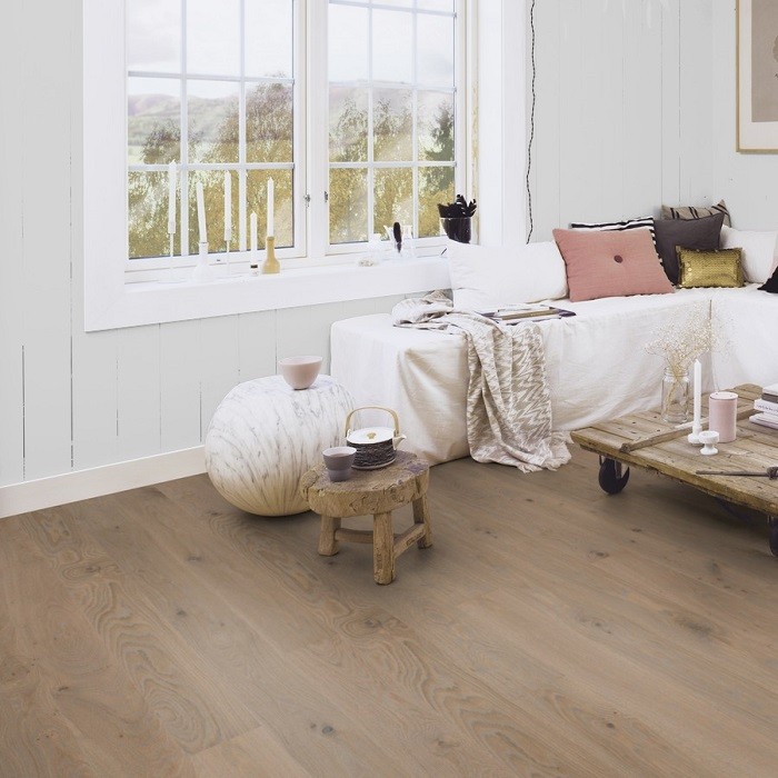 BOEN ENGINEERED WOOD FLOORING URBAN COLLECTION WARM GREY OAK RUSTIC BRUSHED LIVE PURE LACQUERED 138MM - CALL FOR PRICE