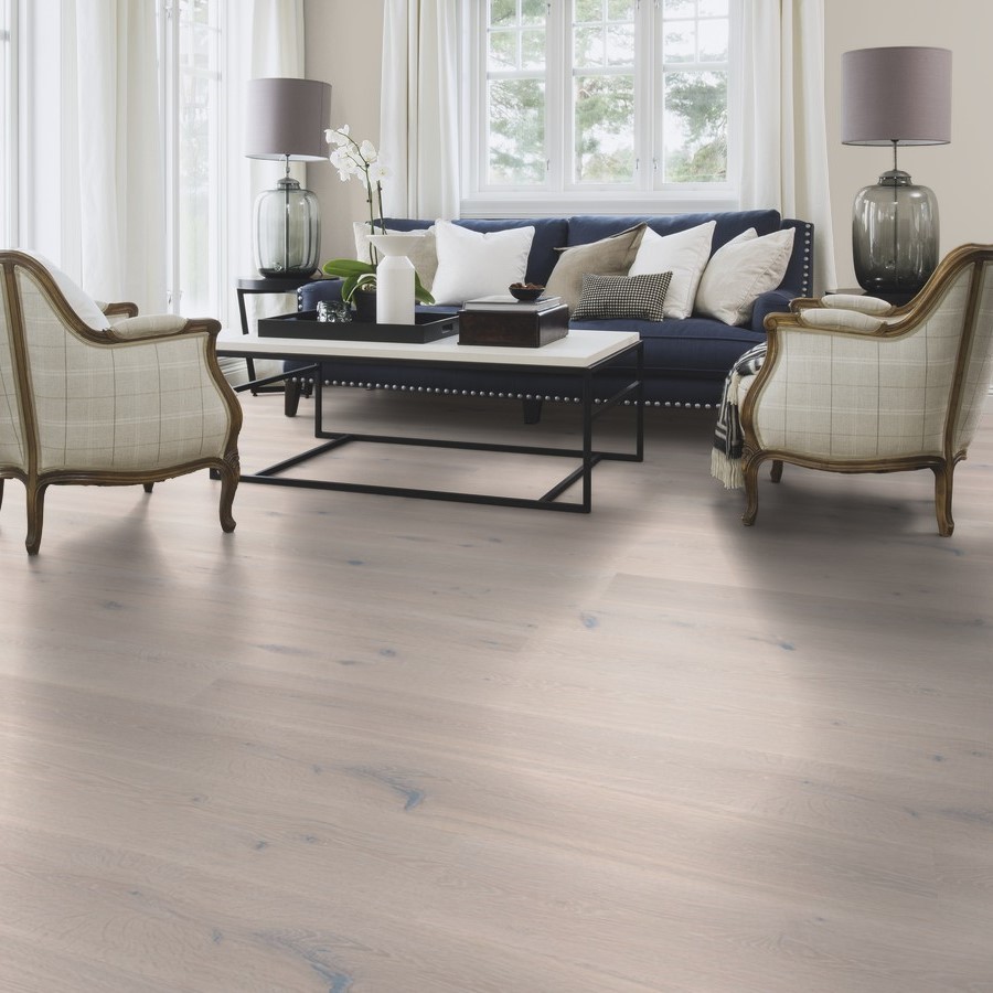 BOEN ENGINEERED WOOD FLOORING NORDIC COLLECTION STONE OAK WHITE BRUSHED RUSTIC OILED 138MM