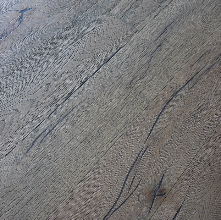 YNDE-ANTIQUE ENGINEERED WOOD FLOORING DISTRESSED BRUSHED VINTAGE OAK GREY OILED ANTIQUE 220x2200mm