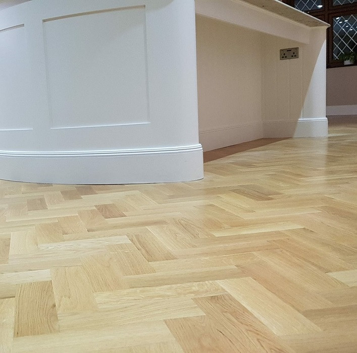 LIVIGNA HERRINGBONE ENGINEERED WOOD FLOORING OAK PRIME  OILED 70 x 350mm  