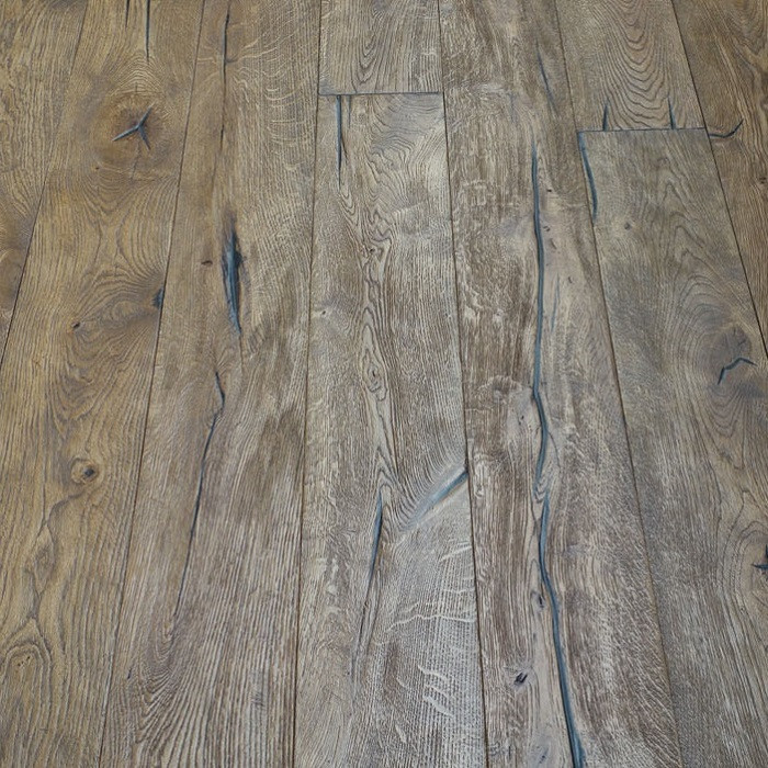 YNDE-ANTIQUE ENGINEERED WOOD FLOORING DISTRESSED BRUSHED LIGHT BROWN ANTIQUE OAK 220x2200mm