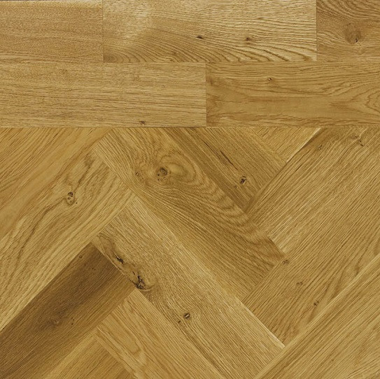 ABL EAST EUROPEAN HERRINGBONE  ENGINEERED WOOD  FLOORING RUSTIC UNFINISHED FSC OAK 105X600MM