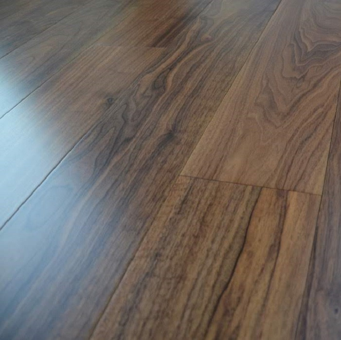 YNDE-150 ENGINEERED WOOD FLOORING AMERICAN BLACK WALNUT UV LACQUERED 150MM