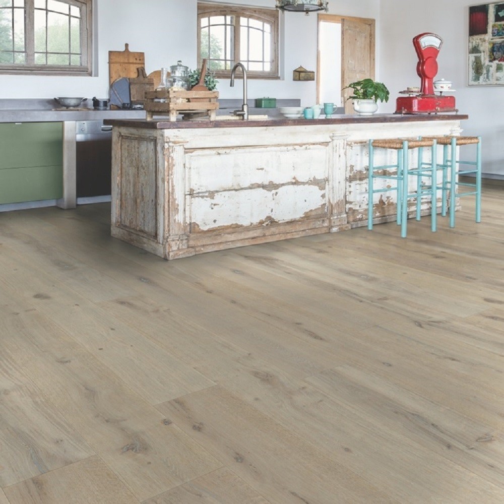 QUICK STEP ENGINEERED WOOD MASSIMO COLLECTION OAK WINTER STORM OILED FLOORING 260x2400mm