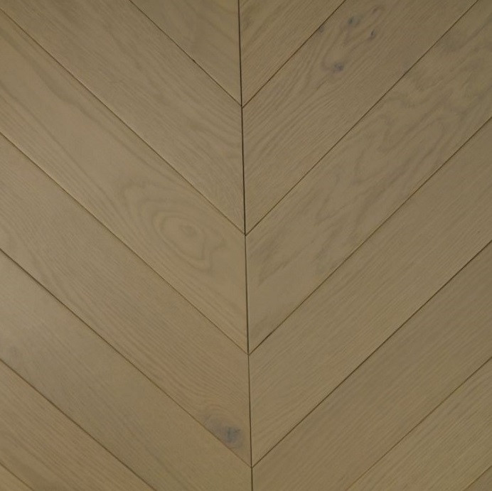 YNDE-PARQUET  CHEVRON ENGINEERED WOOD FLOORING GREY MATT LACQURED OAK 90x750mm