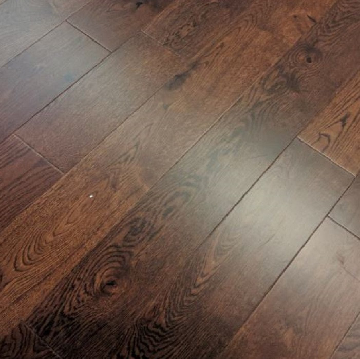 YNDE-150 ENGINEERED WOOD FLOORING WALNUT COLOUR STAINED LACQUERED 150xRANDOM