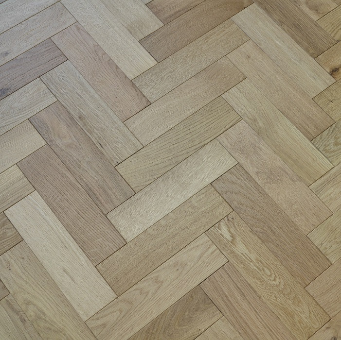 Y2 HERRINBONE ENGINEERED WOOD FLOORING NATURAL  BRUSHED MATT LAC 80x300mm