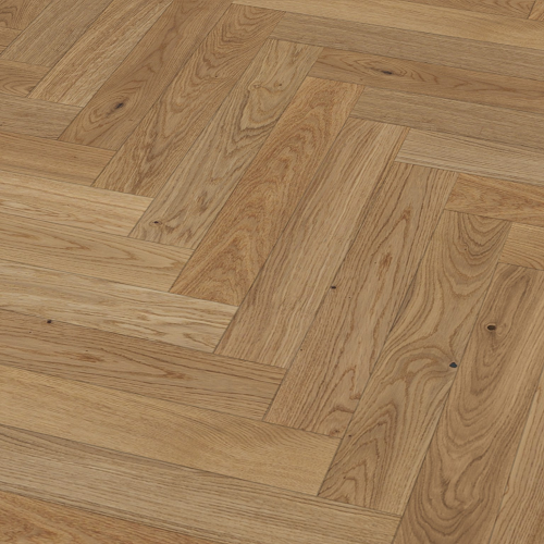 PARADOR HERRINGBONE  ENGINEERED WOOD FLOORING TRENDTIME OAK CREAM MATT LACQUER 95X570MM