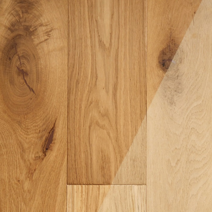 LIVIGNA ENGINEERED WOOD FLOORING OAK RUSTIC UNFINISHED 190x1900mm