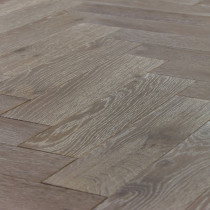 V4 Engineered Oak Oiled Silver Haze  Parquet Flooring 90 x 360mm