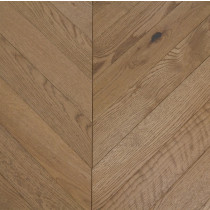 YNDE-PARQUET  CHEVRON ENGINEERED WOOD FLOORING SMOKED STAIN BRUSHED MATT LACQURED OAK 90x750mm