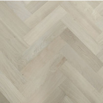 Y2 HERRINBONE ENGINEERED WOOD FLOORING WHITE BRUSHED MATT LAC 80x300mm