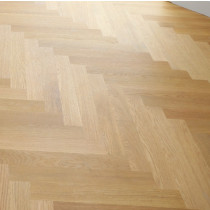 LIVIGNA HERRINGBONE ENGINEERED WOOD FLOORING OAK PRIME  OILED 70X490MM