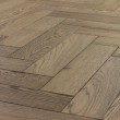 Denoel Engineered Oak Oiled Frozen Umber Parquet Flooring 90 x 360mm