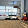 KAHRS Nordic Naturals Beech Hellerup Satin Lacquered Swedish Engineered Flooring 200mm- CALL FOR PRICE  