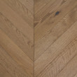 YNDE-PARQUET  CHEVRON ENGINEERED WOOD FLOORING SMOKED STAIN BRUSHED MATT LACQURED OAK 90x750mm