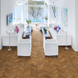 KAHRS Chevron Swedish Engineered wood Flooring  Oak Light Brown Oiled  305mm