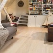 QUICK STEP ENGINEERED WOOD COMPACT COLLECTION OAK COTTON WHITE  MATT LACQUERED FLOORING 145x1820mm
