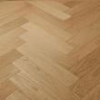 BROOKSFLOOR HERRINGBONE ENGINEERED WOOD FLOORING MULTIPLY OAK HATFIELD RUSTIC UNFINISHED 120MM