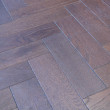 YNDE-PARQUET HERRINBONE ENGINEERED WOOD FLOORING WALNUT STAINED BRUSHED MATT LAC 80x300mm