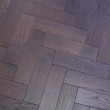 YNDE-PARQUET HERRINBONE ENGINEERED WOOD FLOORING WALNUT STAINED BRUSHED MATT LAC 80x300mm