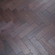 YNDE-PARQUET HERRINBONE ENGINEERED WOOD FLOORING WALNUT STAINED BRUSHED MATT LAC 80x300mm