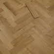 YNDE-PARQUET HERRINBONE ENGINEERED WOOD FLOORING  BRUSHED OAK UV OILED 90x400mm