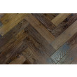 Denoel Engineered Oak Oiled Tannery Brown Parquet Flooring 90 x 360mm