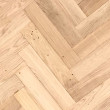 LIVIGNA HERRINGBONE SOLID WOOD FLOORING OAK RUSTIC UNFINISHED 70X500MM