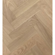 LIVIGNA HERRINGBONE ENGINEERED WOOD FLOORING UNFINISHED PRIME OAK 70X350MM