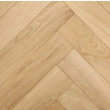 LIVIGNA HERRINGBONE ENGINEERED WOOD FLOORING UNFINISHED PRIME OAK 100X500MM